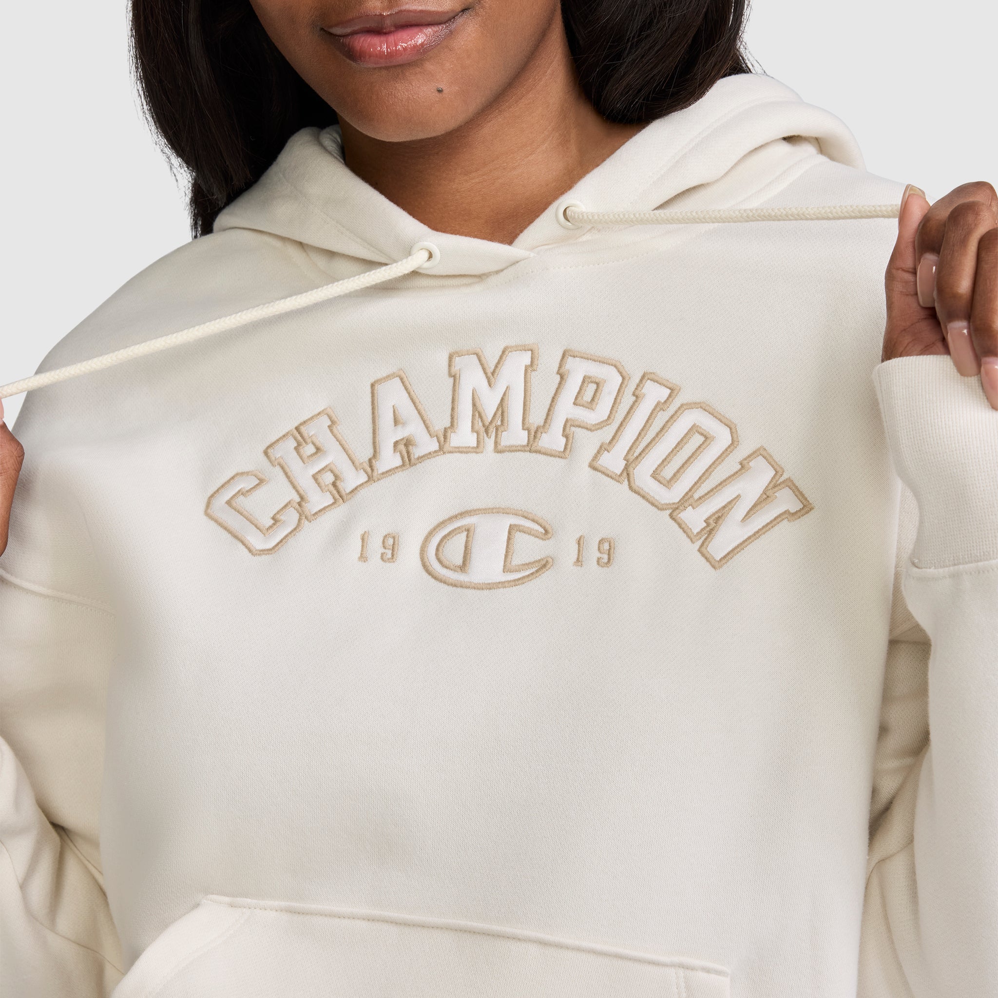 Fleece Hoodie. Satin Applique - Image 6