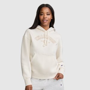 Fleece Hoodie. Satin Applique