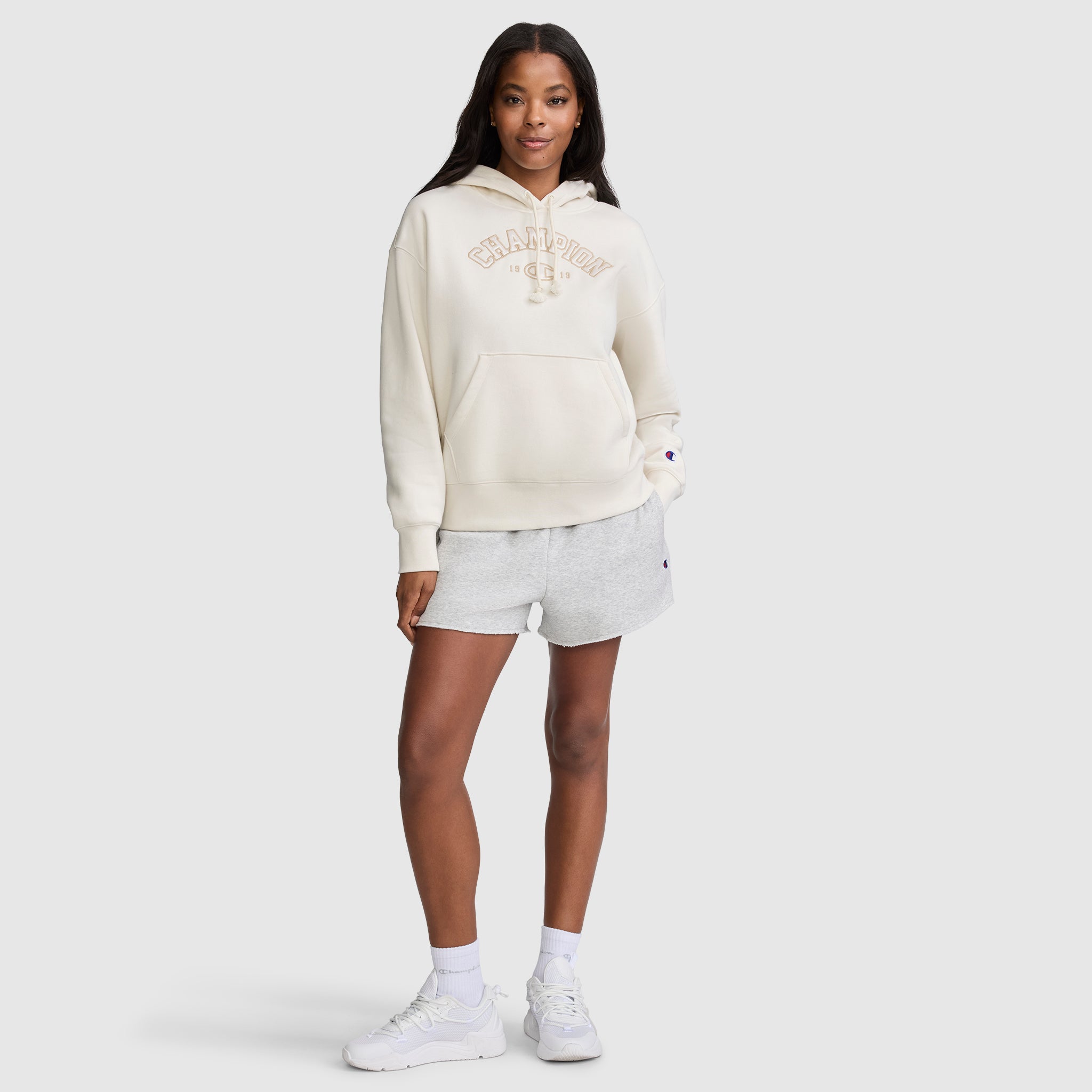 Fleece Hoodie. Satin Applique - Image 7