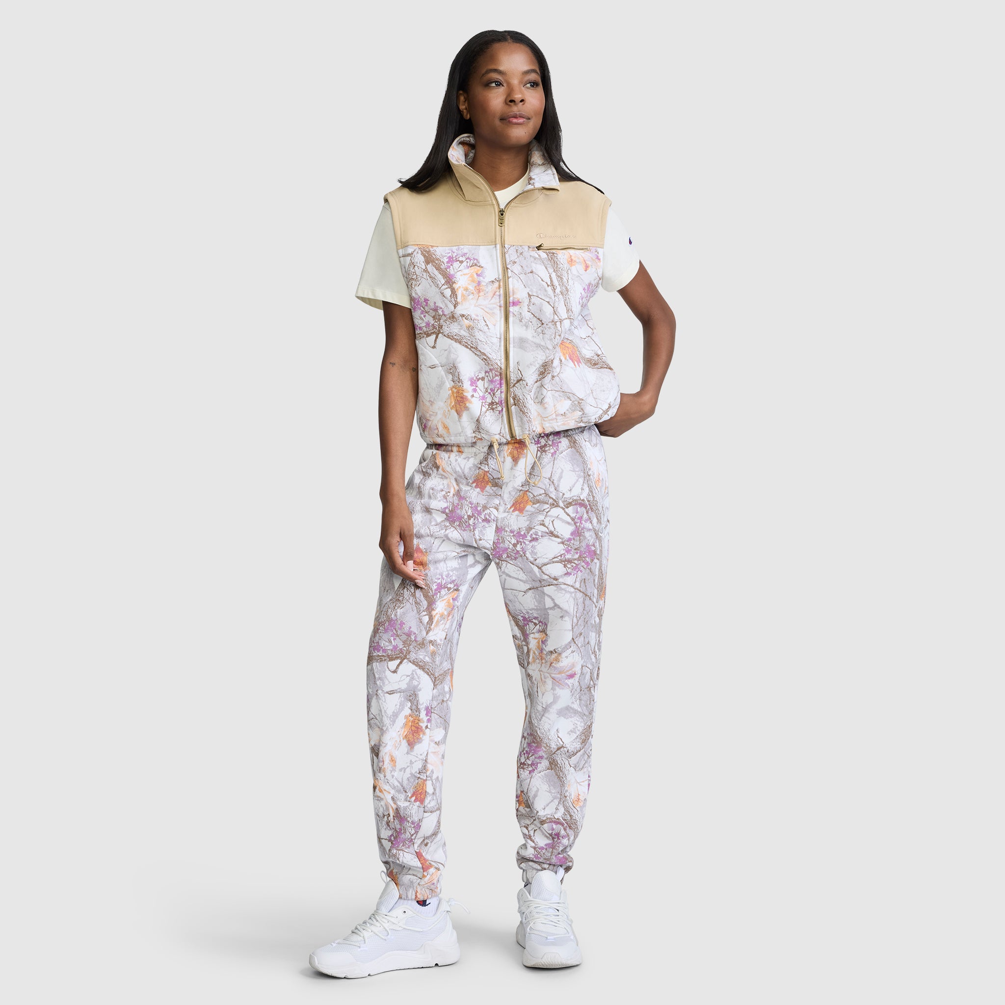 Powerblend Boyfriend Sweatpant. C Logo. Allover Print - Image 5