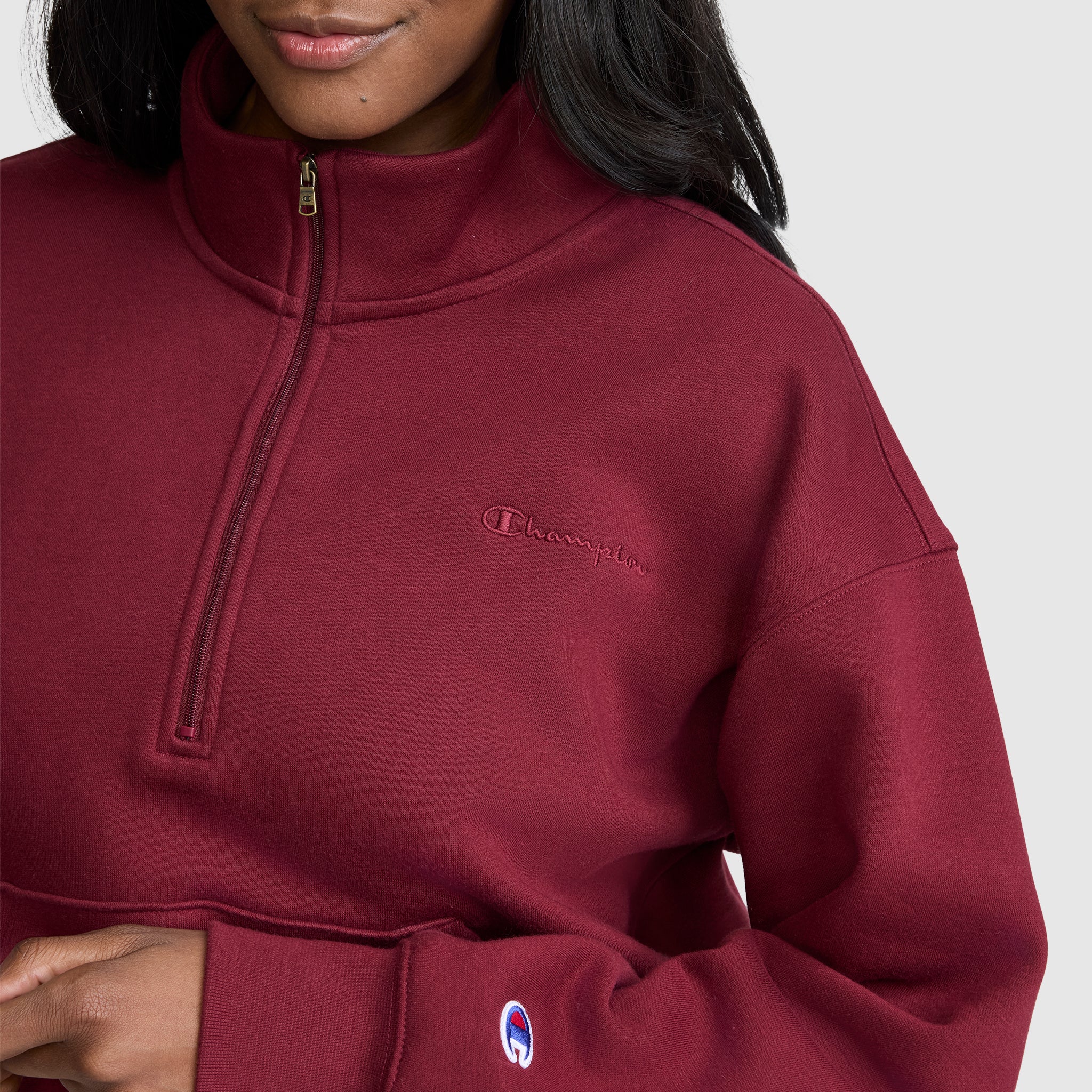 Fleece Mockneck Quarter-Zip - Image 3