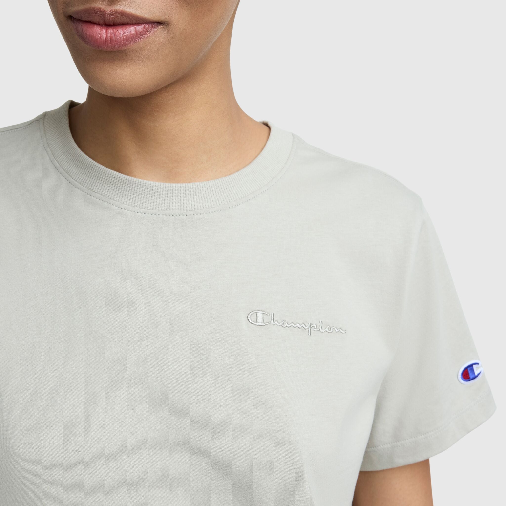 Classic T-Shirt. Tonal Left Chest Script - Image 3